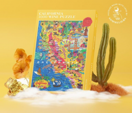 Wijnpuzzel Californië 1000 stukjes