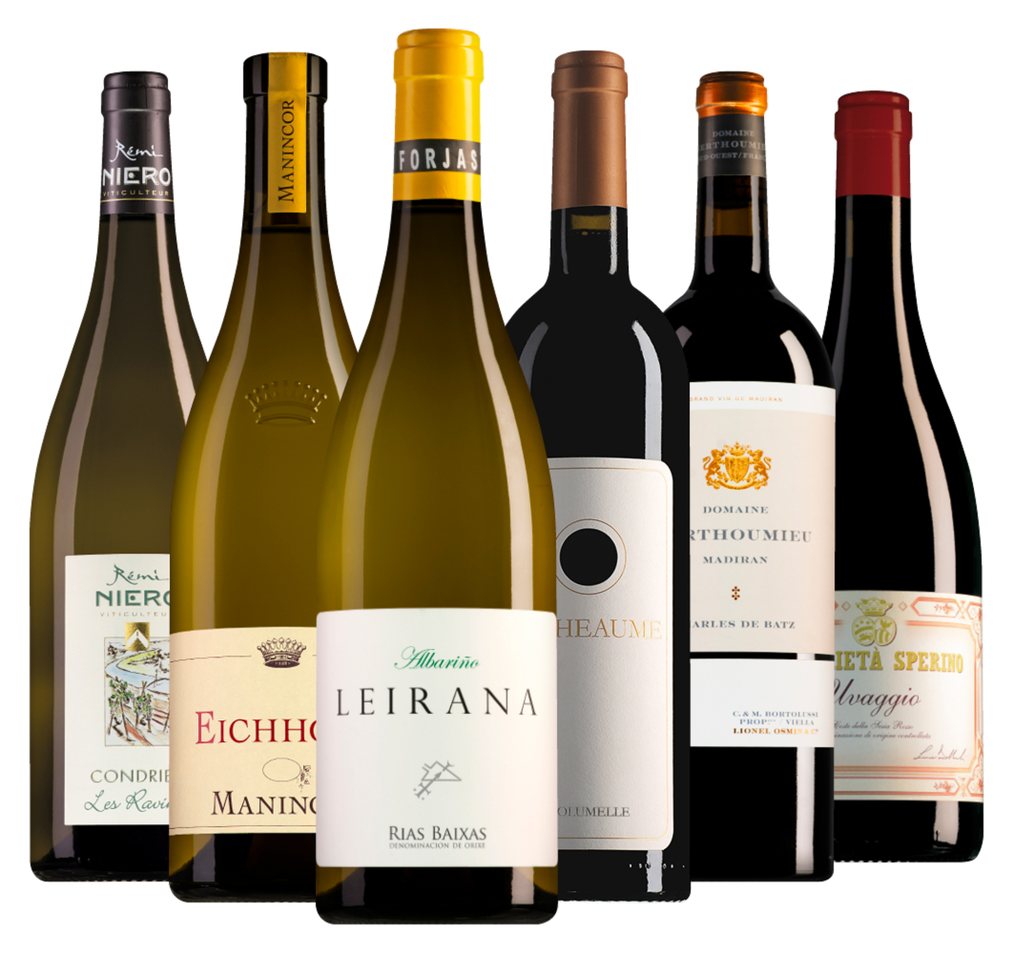 Wijnpakket luxe wijnen november (6 flessen)