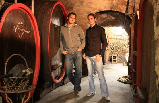 De broers in de wijnkelder